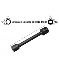3/8" Extension Socket (Single Hex)